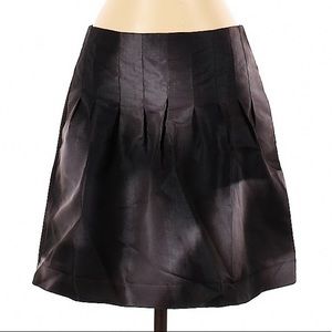 Calvin Klein Pleated Black-Gray Gradient Miniskirt